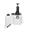 White plastic 3 litre brake oil tank replacement tool with copper piping