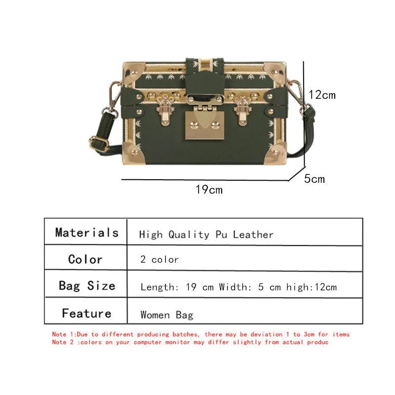 Hard structured PU shoulder bag with flap design and metal hasp closure
