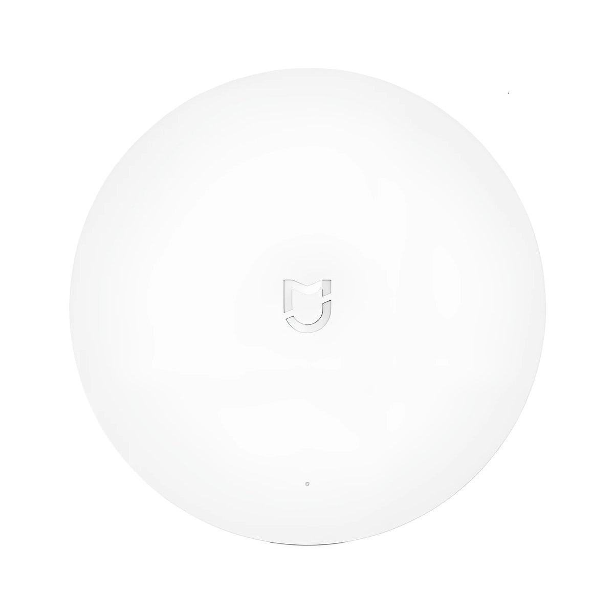 White Xiaomijia smart home gateway with UK plug for wireless remote control