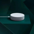 White Xiaomijia smart home gateway with UK plug for wireless remote control