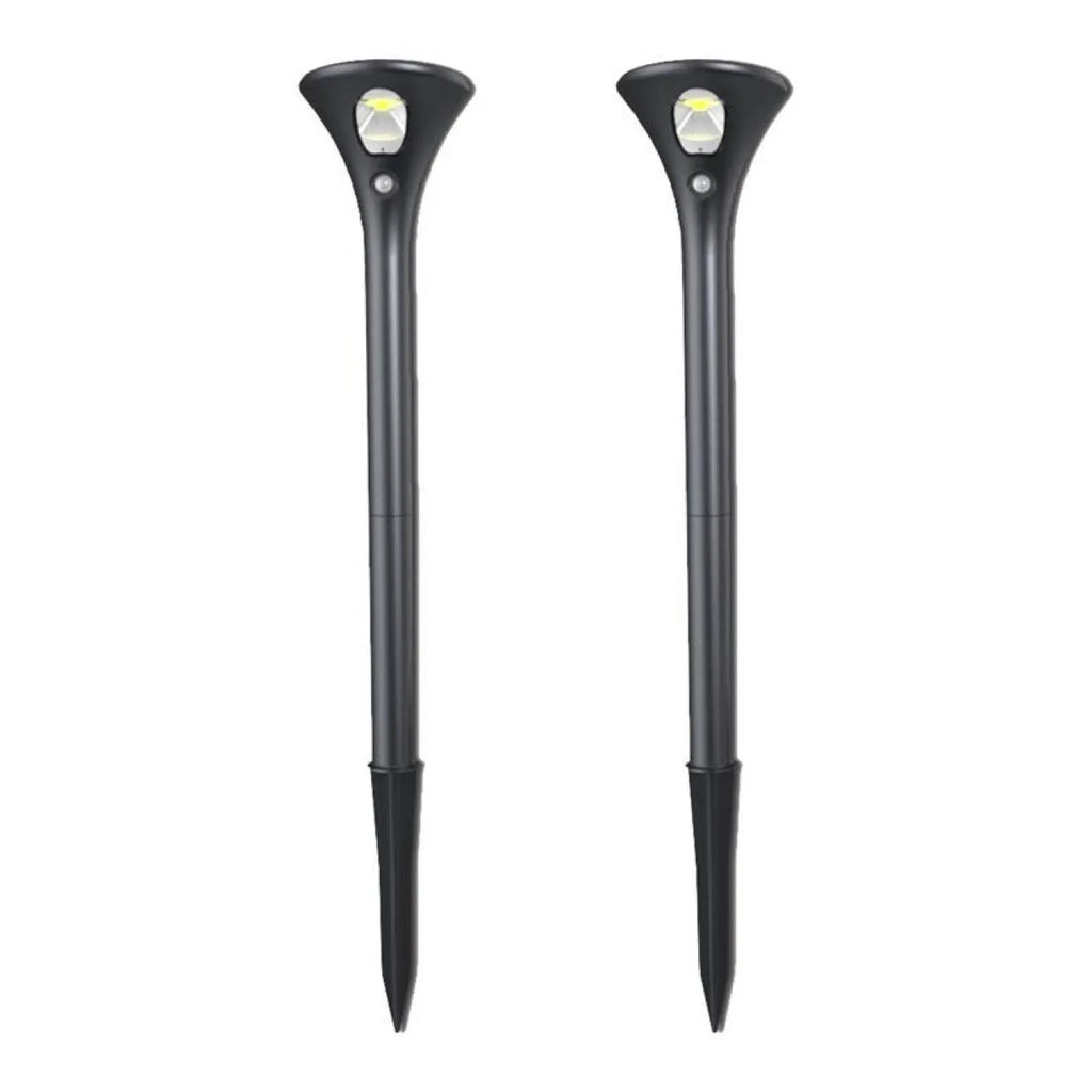 Solar induction ground plug light for outdoor garden with choice of 5000K or 3000K colour temperature