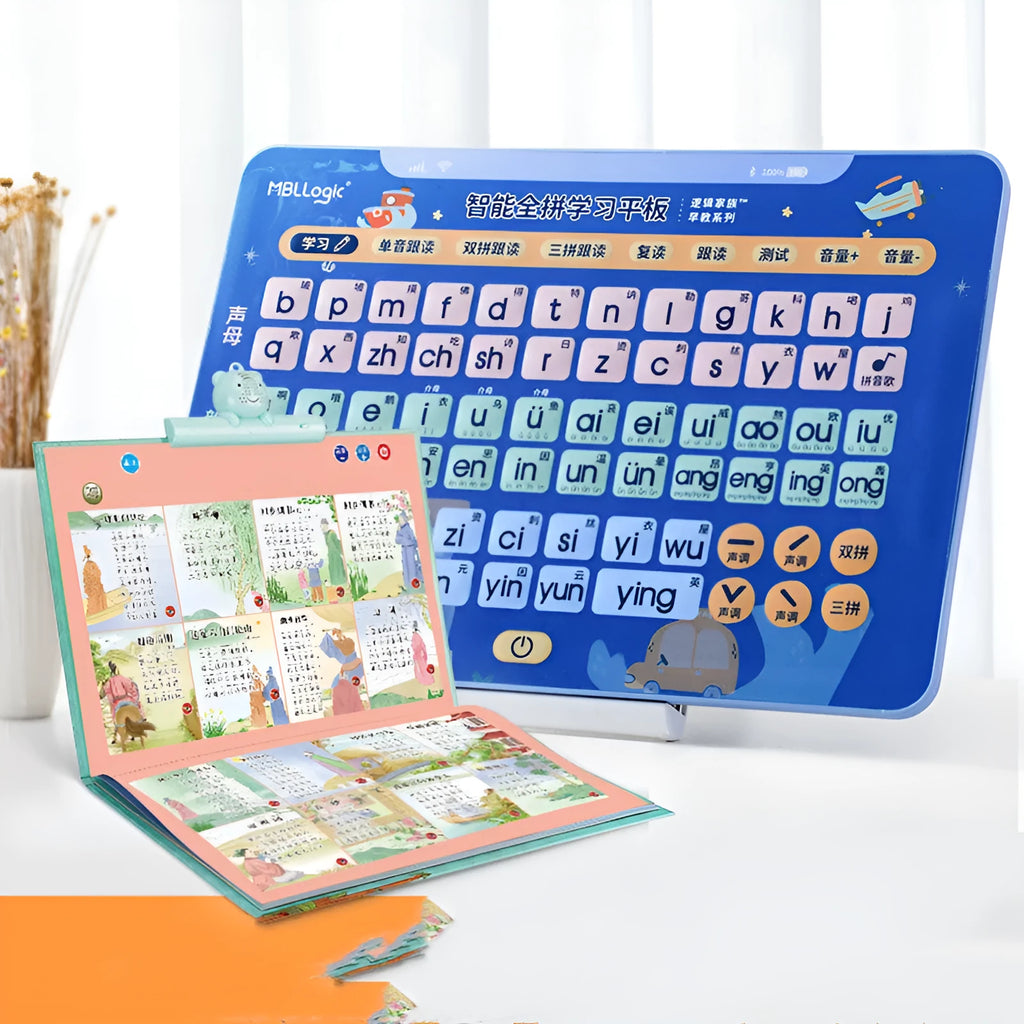 Learn To Read Chinese Spelling Training Characters audio wall chart educational toy for children