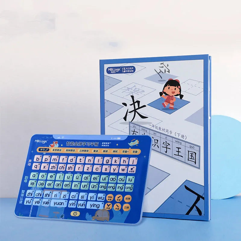 Learn To Read Chinese Spelling Training Characters audio wall chart educational toy for children