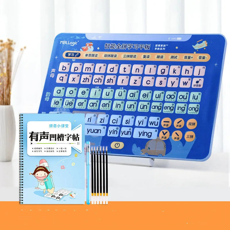 Learn To Read Chinese Spelling Training Characters audio wall chart educational toy for children