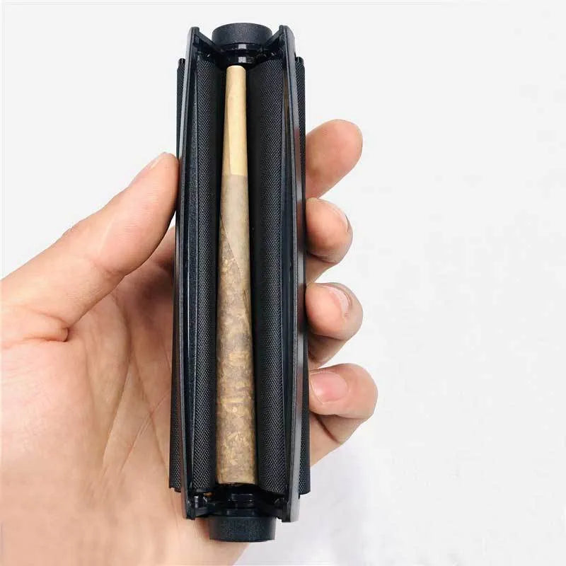 Manual plastic cigarette maker device for 110mm tobacco cloth in multiple colour options