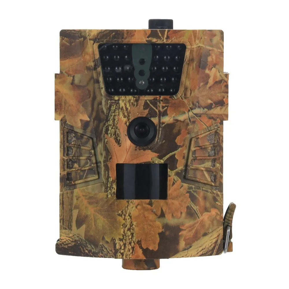 Orchard surveillance camera with motion sensor and infrared night vision for farm security