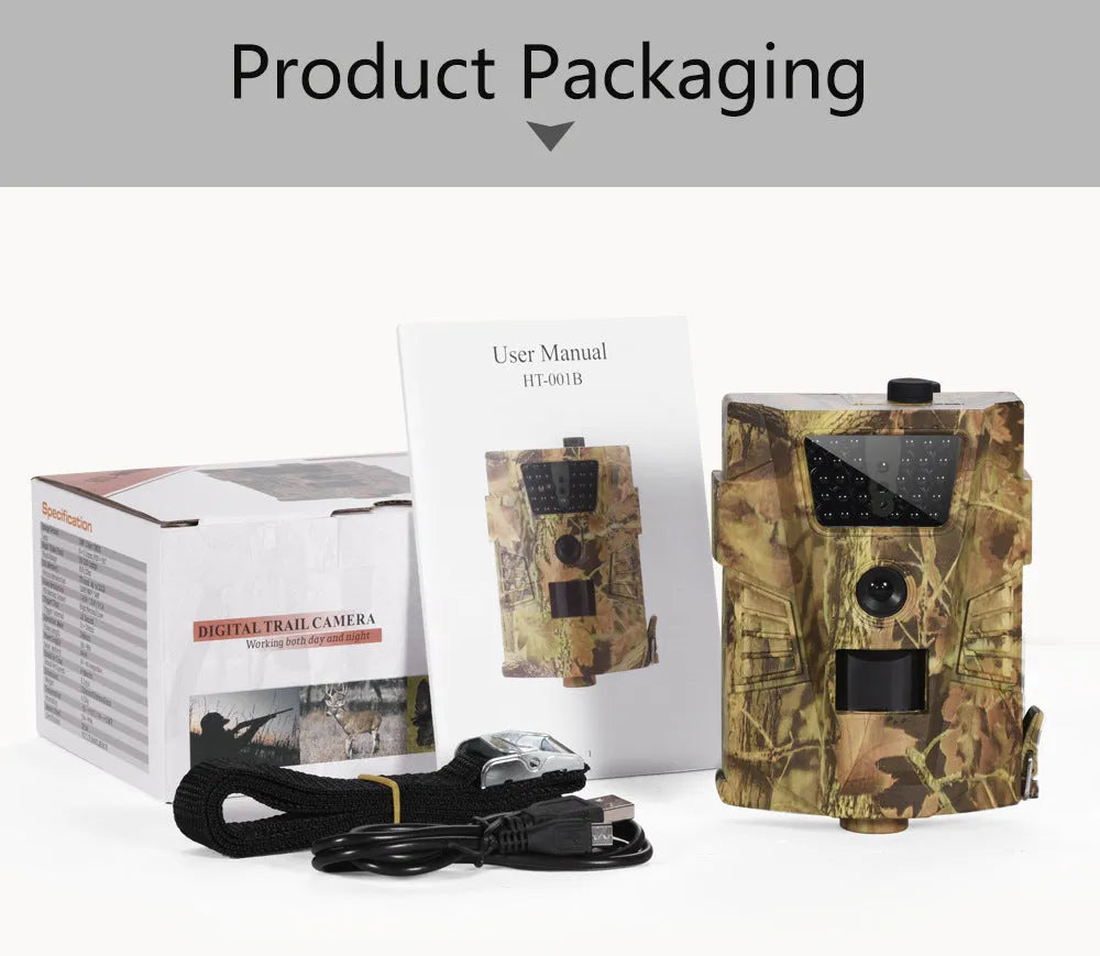 Orchard surveillance camera with motion sensor and infrared night vision for farm security