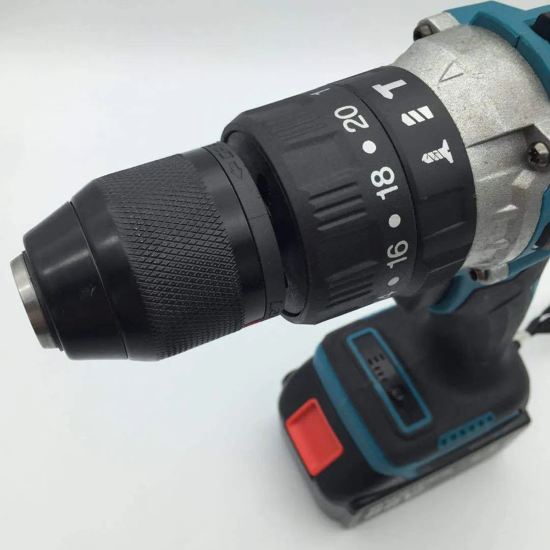 21V cordless electric impact drill and screwdriver with 13mm chuck and rechargeable lithium battery