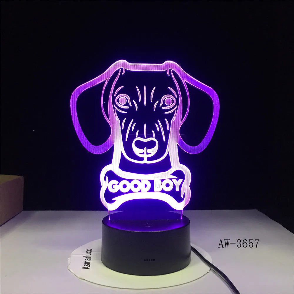 Touch and remote control LED table lamp with colourful gradient acrylic shade on black ABS base