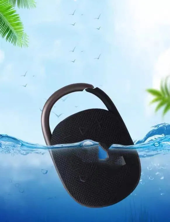 Small coloured 4th generation wireless Bluetooth speaker with USB port.