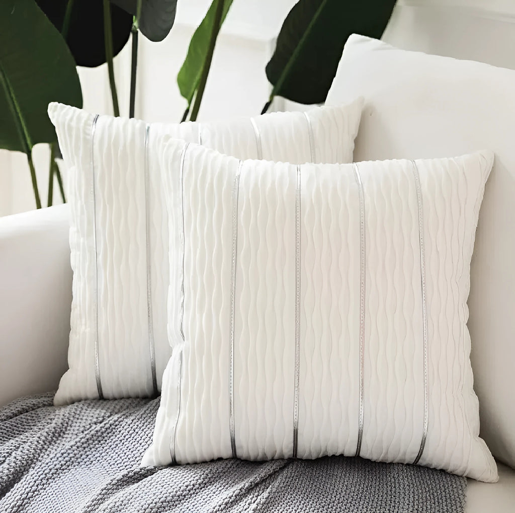 45cm square flannel velvet cushion cover in six colour options including wine red and silver grey