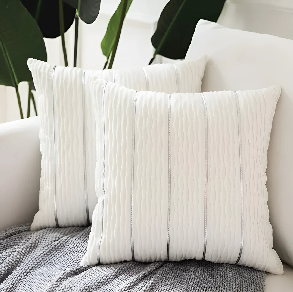 45cm square flannel velvet cushion cover in six colour options including wine red and silver grey
