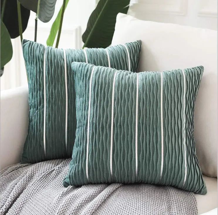 45cm square flannel velvet cushion cover in six colour options including wine red and silver grey