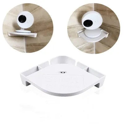 White 3.5 inch digital wireless baby monitor and UFO-style indoor camera on a table.