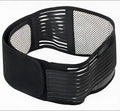 Self-heating waist protection belt in elastic cloth material with magnetic elements for lumbar support
