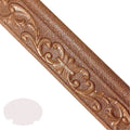 Self-adhesive decorative border skirting with grid pattern for living room wall protection