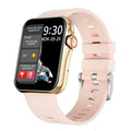 D06 colour screen Bluetooth smart watch with liquid silicone strap on a wrist.
