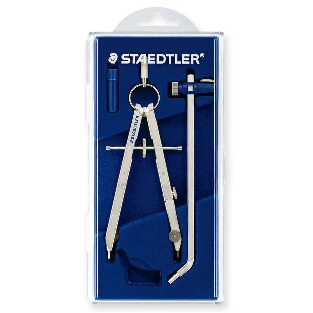 STAEDTLER 551 01 German steel telescopic rod drawing compass for 265mm circles