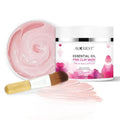 White 50g exfoliating mask paste with rosehip oil and hyaluronic acid for deep cleansing