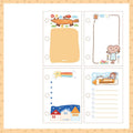 Girl Heart Hand Book loose-leaf diary with 60 refill pages and a three-hole binder in A5 size.