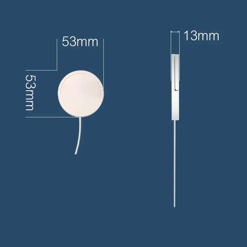 Black magnetic wireless charging bracket holding mobile phone at adjustable angle