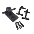 Resistance bands and push-up bar abdominal fitness equipment in multiple colours for strength training