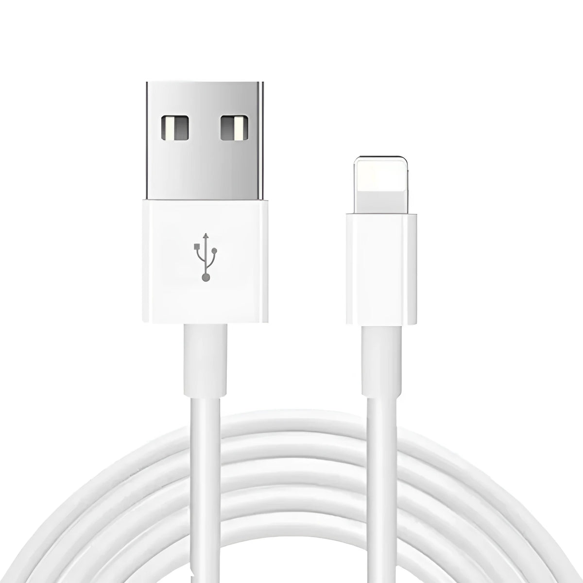 White 20W USB-C fast wall charger with cable for Apple iPhone and iPad