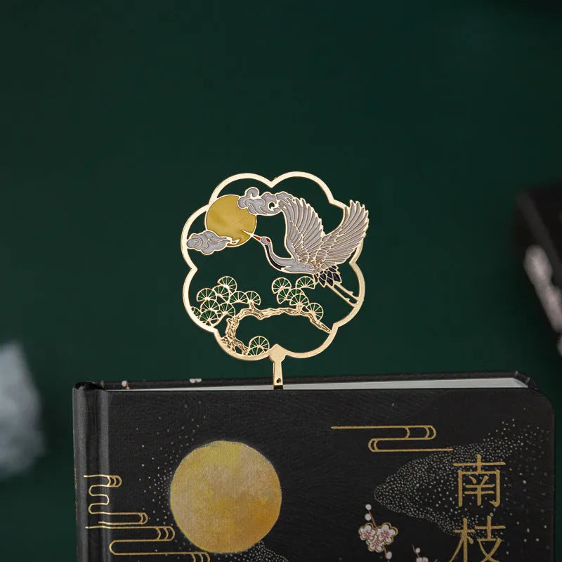 Chinese style feather pen set with four colour variations, metal sheath, and jianhegui notebook