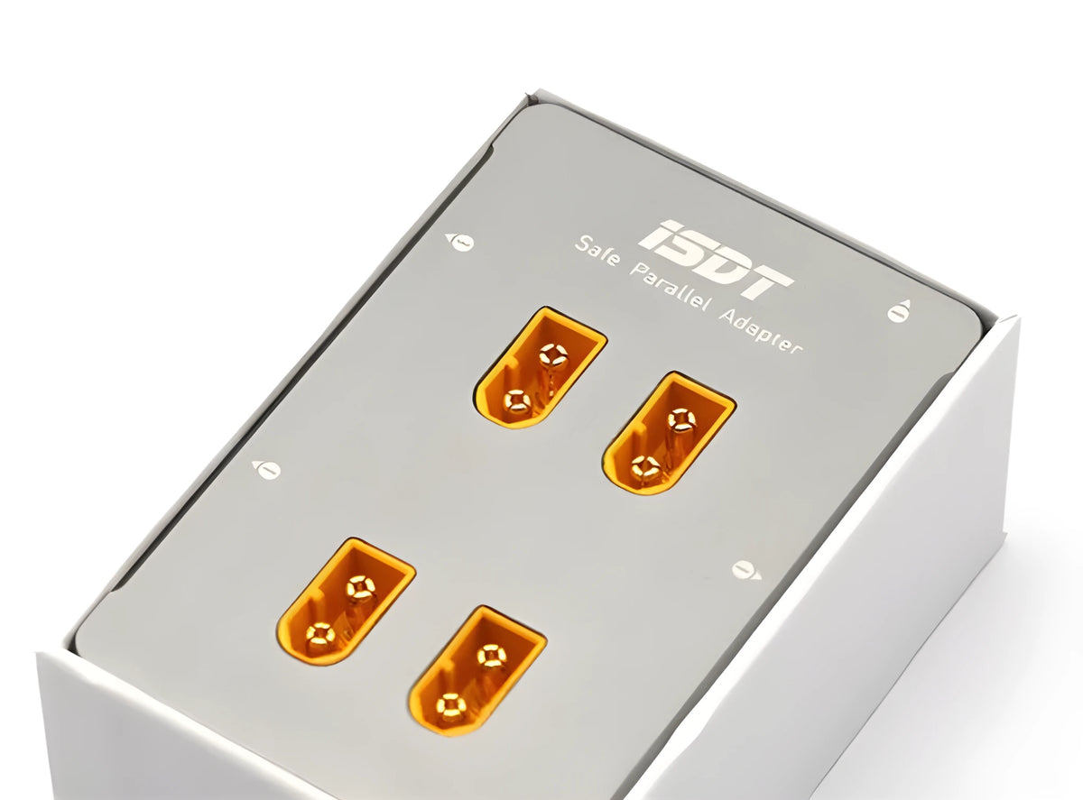 Grey composite parallel charging board for Astor RC aircraft battery accessories