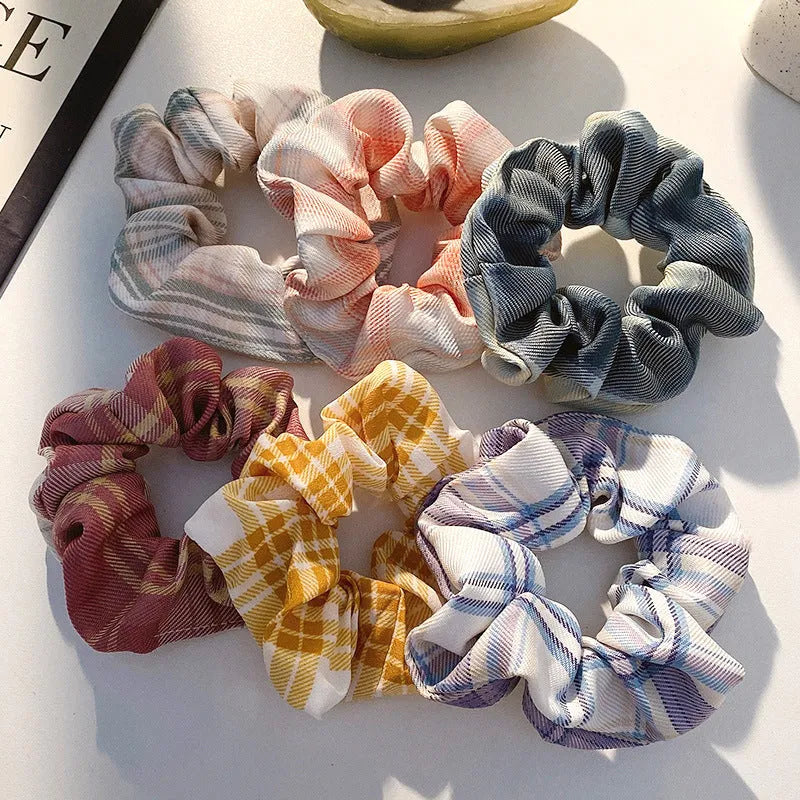 Children's elastic hair ring and head rope set in autumn and macaron colours 6 or 20 piece