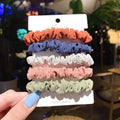 Children's elastic hair ring and head rope set in autumn and macaron colours 6 or 20 piece