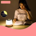 Pruixin LED projector night light projecting rotating starry sky patterns onto a bedroom ceiling