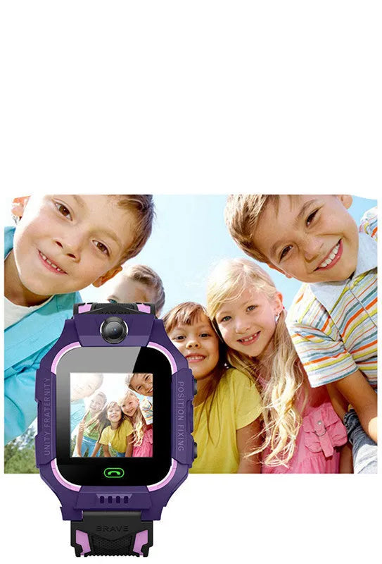 Z6 Q19 children's smart phone watch in green, purple or red with 1.44-inch touch screen