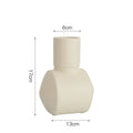 Nordic Morandi ceramic vase with hammer texture finish in beige, brown, or purple colour options