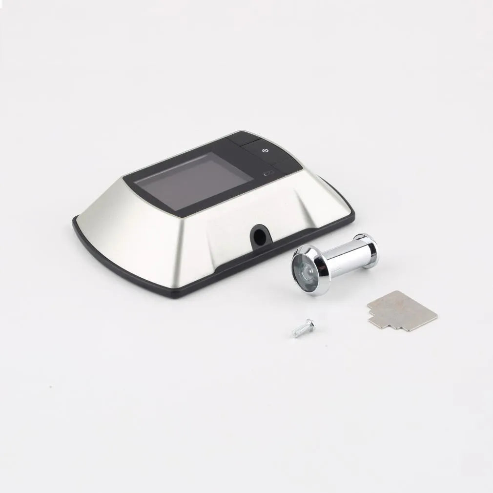 LCD digital door peephole monitor with indoor display unit and outdoor wireless camera
