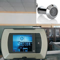 LCD digital door peephole monitor with indoor display unit and outdoor wireless camera
