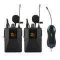 Little Bee X3 black wireless lavalier microphone with clip for smartphones and cameras