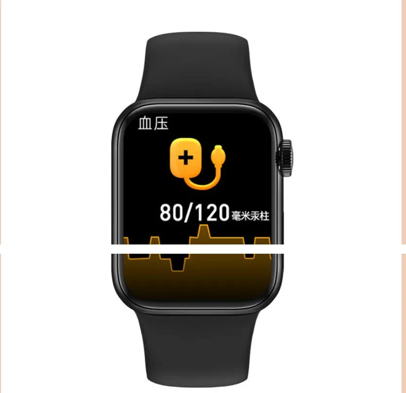 M16Plus smart watch with rotary encoder and 1.8 inch screen in wolf gray zinc alloy case