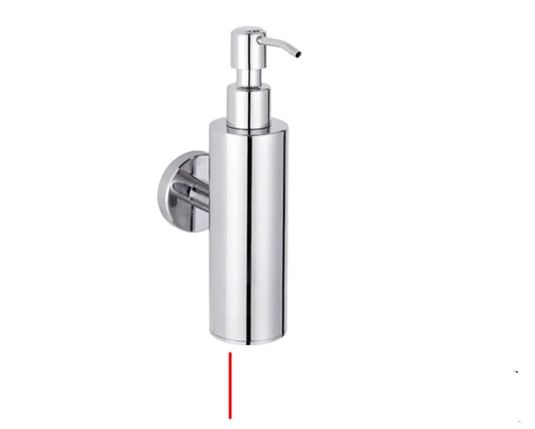 304 stainless steel wall-mounted manual soap dispenser in brushed finish