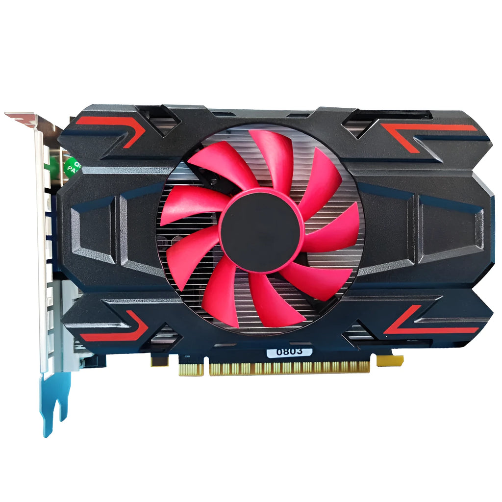 HD7670 graphics card with 4GB DDR5 memory, PCI Express 2.0, and HDMI VGA DVI ports