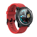 IP68 waterproof Android smart watch for men with round 1.3-inch display on silicone strap