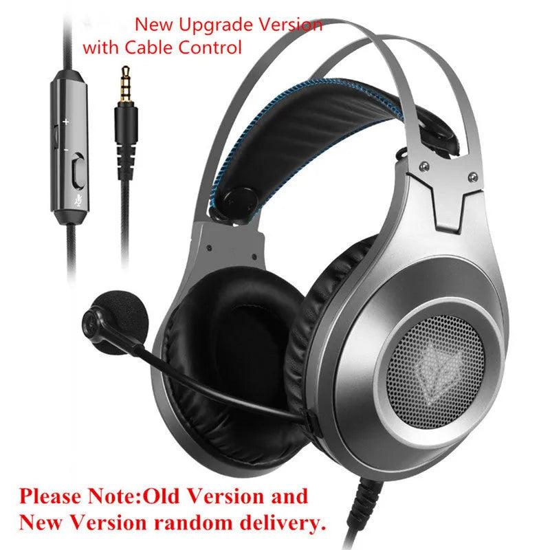 Black USB wired computer headset with microphone for PC desktop notebook