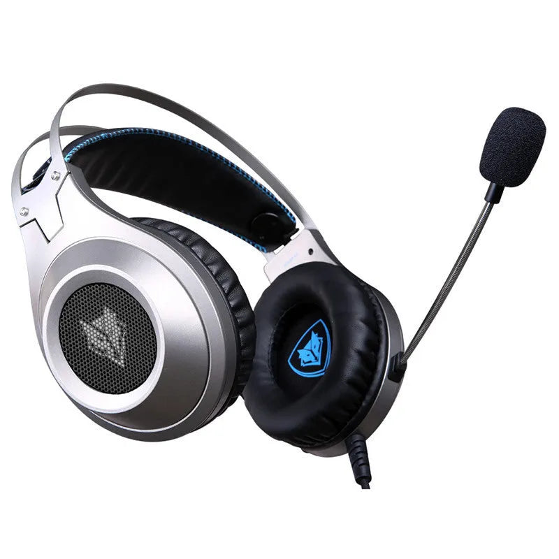 Black USB wired computer headset with microphone for PC desktop notebook