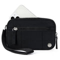 Quilted transparent deck handbag in waterproof nylon, shown in one of seven available colours