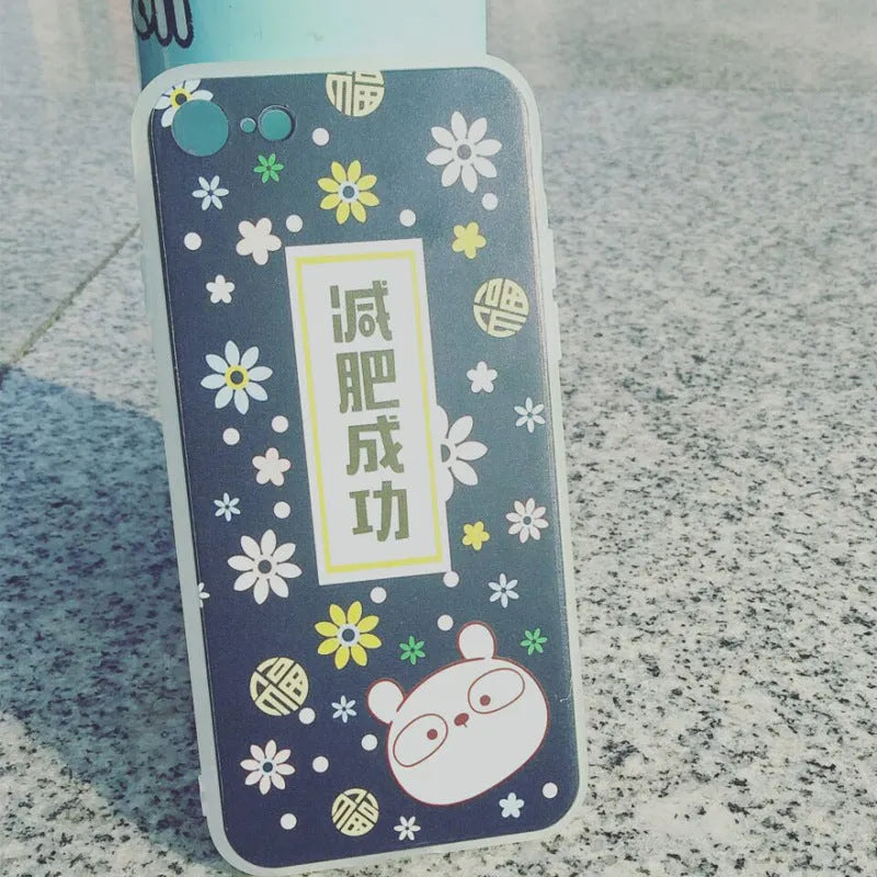 Transparent silicone iPhone case with a colourful ice cream cone design, shown on a phone.