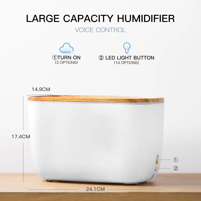GX-22K household atomiser humidifier with aromatherapy and night light functions