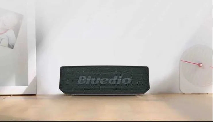 Black BS-6 cloud smart speaker with compact rectangular body measuring 227mm wide.