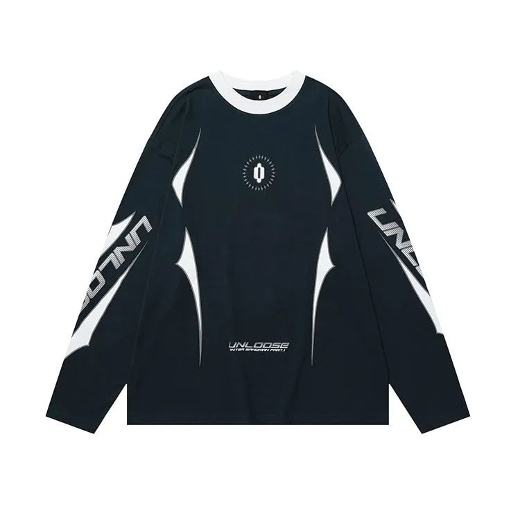 Men's cotton pullover hoodie with letter pattern and drop shoulder sleeves in loose fit