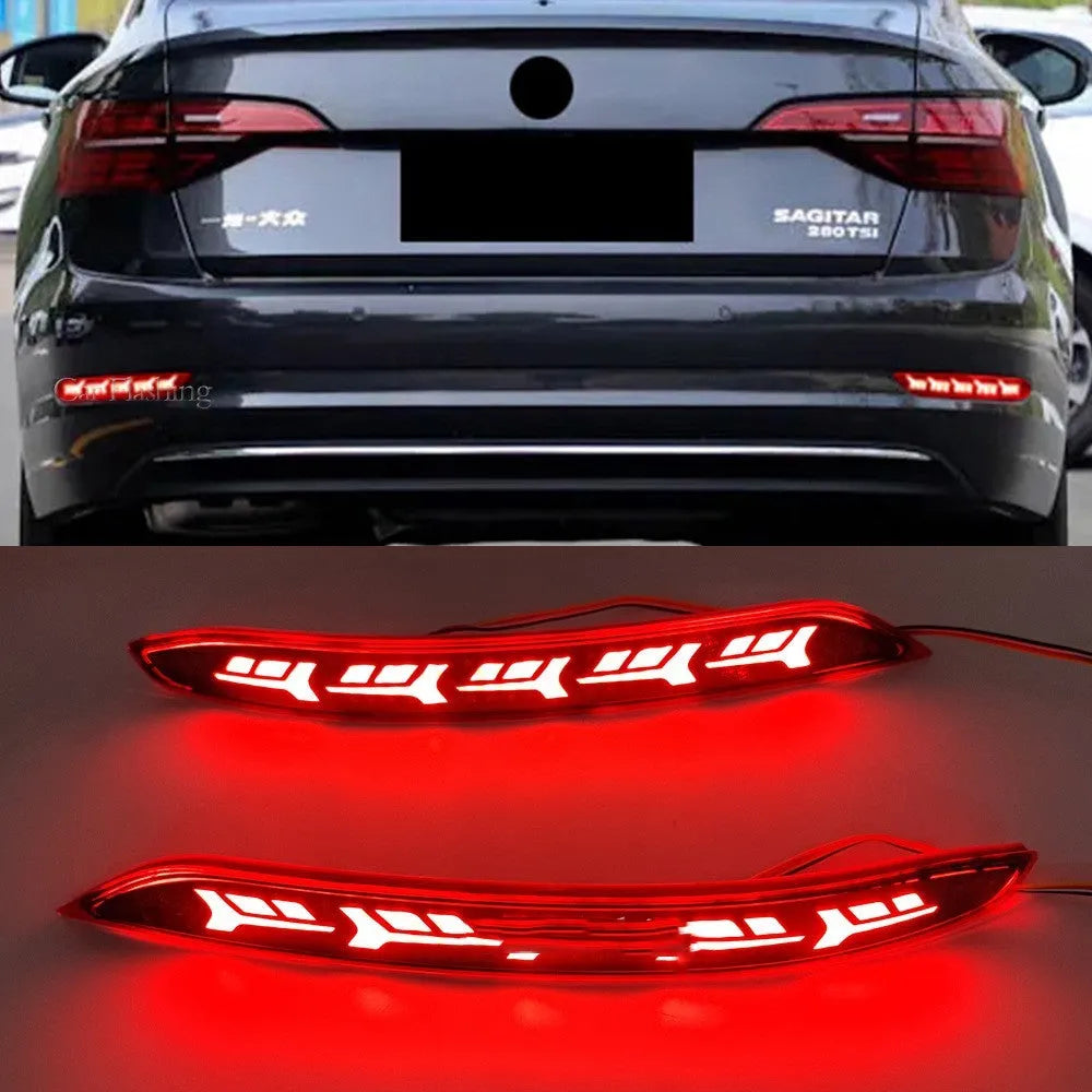 Volkswagen Sagitar LED bumper light with flowing water patterns for 19-21 models