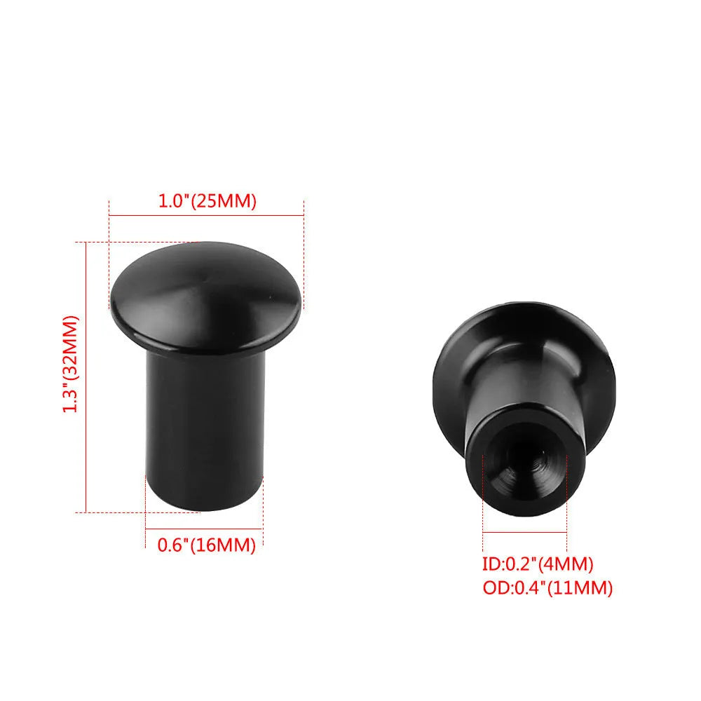 Aluminium alloy drift handbrake cap in gold, silver, black, blue, and red colour options
